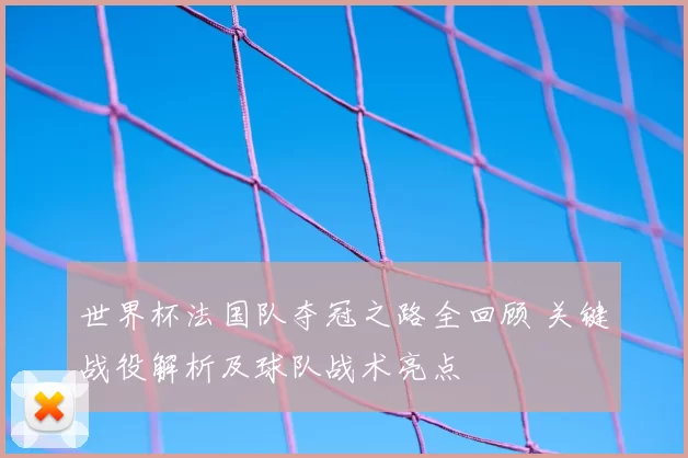 世界杯法国队夺冠之路全回顾 关键战役解析及球队战术亮点