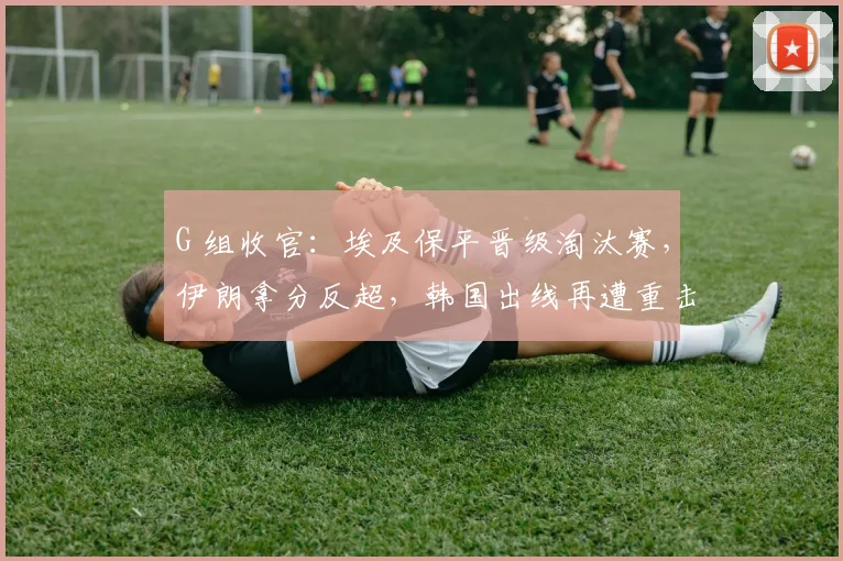 G 组收官：埃及保平晋级淘汰赛，伊朗拿分反超，韩国出线再遭重击
